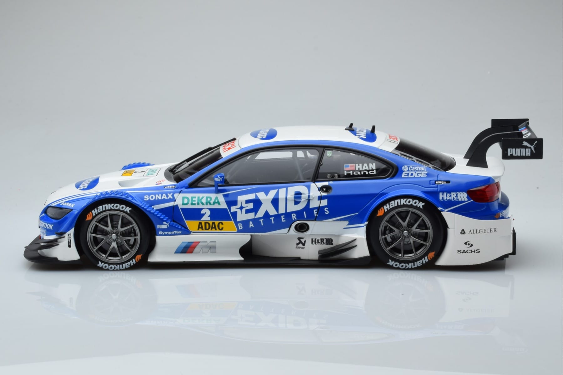 BMW M3 #2 BMW Team RMG A.J. Hand DTM 2012 Minichamps 1:18 100122202 Kov – obrázok 4 z 8