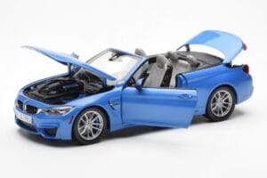 BMW M4 F83 Kabriolet Yas Marina Modrý Paragon 1:18 80432339612 Kov – obrázok 2 z 8