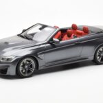 BMW M4 F83 Kabriolet Šedý GT Spirit 1:18