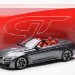BMW M4 F83 Kabriolet Šedý GT Spirit 1:18 - image 6 of 6