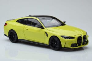 BMW M4 G82 Žltý Edícia Predajcu Minichamps 1:18 80435A51949 Kov – obrázok 6 z 8