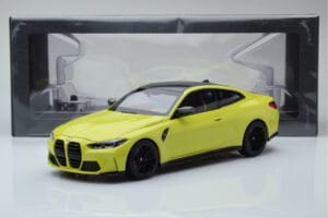 BMW M4 G82 Žltý Edícia Predajcu Minichamps 1:18 80435A51949 Kov – obrázok 8 z 8