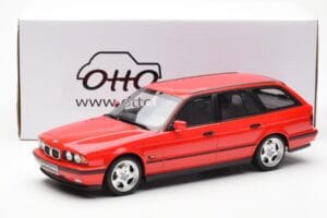 BMW M5 E34 Touring Červený Otto 1:18 OT951 Živica – obrázok 6 z 6