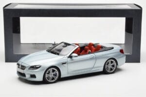BMW M6 F12 Kabriolet Silverstone Strieborný II Paragon 1:18 80432253656 Kov – obrázok 8 z 8