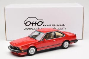 BMW M635 CSi E24 Henna Červený Otto 1:18 OT1018 Živica – obrázok 6 z 6