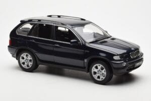 BMW X5 4.4i E53 Tmavo Modrý Kyosho 1:18 08521DB Kov – obrázok 6 z 8