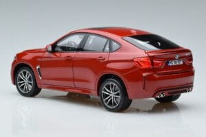 BMW X6M F86 Červený Norev 1:18 183242 Kov – obrázok 6 z 7