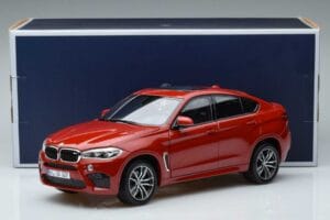 BMW X6M F86 Červený Norev 1:18 183242 Kov – obrázok 7 z 7