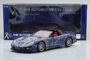 Chevrolet Callaway C12 Corvette MUKO Artcar AUTOart 1:18 71014 Kov – obrázok 9 z 9