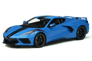 Chevrolet Corvette C8 Rapid Modrý GT Spirit 1:18 GT286 Živica – obrázok 2 z 7