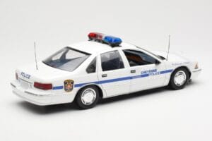 Chevrolet Caprice Cheyenne Polícia UT Models 1:18 21025 Kov – obrázok 2 z 6