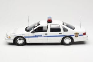 Chevrolet Caprice Cheyenne Polícia UT Models 1:18 21025 Kov – obrázok 3 z 6