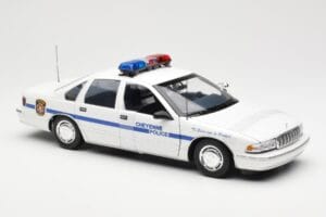 Chevrolet Caprice Cheyenne Polícia UT Models 1:18 21025 Kov – obrázok 4 z 6