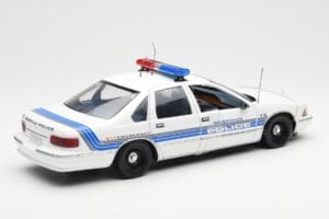 Chevrolet Caprice Sebring Polícia UT Models 1:18 21029 Kov – obrázok 2 z 6