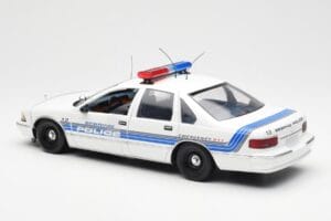 Chevrolet Caprice Sebring Polícia UT Models 1:18 21029 Kov – obrázok 5 z 6