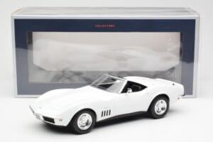Chevrolet Corvette C3 Kabriolet Can-Am Biely Norev 1:18 189038 Kov – obrázok 6 z 6