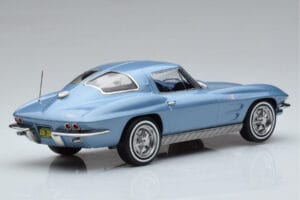 Chevrolet Corvette C2 Sting Ray Modrý Norev 1:18 189050 Kov – obrázok 2 z 6