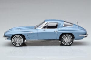 Chevrolet Corvette C2 Sting Ray Modrý Norev 1:18 189050 Kov – obrázok 3 z 6