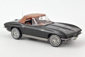 Chevrolet Corvette C2 Sting Ray Kabriolet Norev 1:18 189055 Kov – obrázok 3 z 3