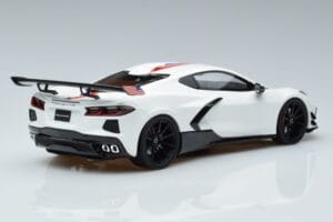 Chevrolet Hennessey Corvette C8 Arctic Biely GT Spirit 1:18 GT317 Živica – obrázok 2 z 6