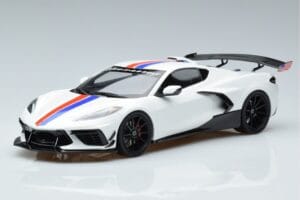 Chevrolet Hennessey Corvette C8 Arctic Biely GT Spirit 1:18 GT317 Živica