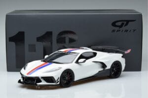 Chevrolet Hennessey Corvette C8 Arctic Biely GT Spirit 1:18 GT317 Živica – obrázok 6 z 6