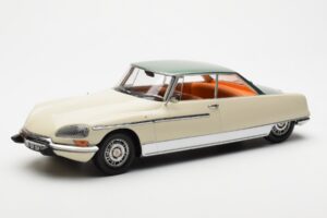 Citroen DS 21 Le Leman Kabriolet Slonová Kosť a Zelená Norev 1:18