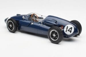 Cooper T51 Climax #14 S. Moss Italian GP Winner 1959 Schuco 1:18 450032600 Kov – obrázok 7 z 8