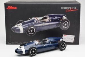 Cooper T51 Climax #14 S. Moss Italian GP Winner 1959 Schuco 1:18 450032600 Kov – obrázok 8 z 8