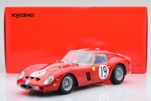 Ferrari 250 GTO #19 24 Hours of Le Mans 1962 Kyosho 1:18 08438A Kov – obrázok 10 z 10