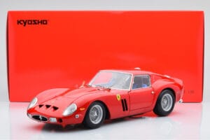 Ferrari 250 GTO Červený Kyosho 1:18 08438R Kov – obrázok 10 z 10