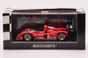 Ferrari 333 SP #3 Y. Dalmas / S. Johansson / Evans / Velez Sebring 12 Hours Winner 1997 Minichamps 1:43 430977603 Kov – obrázok 4 z 4