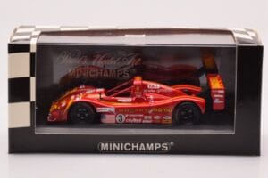 Ferrari 333 SP #3 Moretti Racing G. Moretti / D. Theys / M. Baldi 24 Hours of Le Mans 1998 Minichamps 1:43 430987603 Kov – obrázok 4 z 4