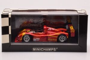 Ferrari 333 SP #30 MOMO M. Papis / D. Theys / B. Wollek Daytona 24 Hours 2nd Place 1996 Minichamps 1:43 430967430 Kov – obrázok 4 z 4