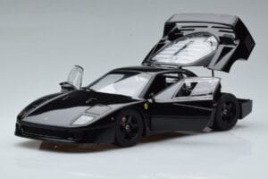 Ferrari F40 Lightweight Čierny Kyosho 1:18 08412BK Kov – obrázok 2 z 12