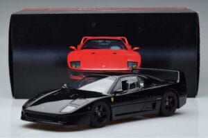 Ferrari F40 Lightweight Čierny Kyosho 1:18 08412BK Kov – obrázok 12 z 12
