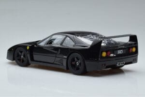 Ferrari F40 Lightweight Čierny Kyosho 1:18 08412BK Kov – obrázok 7 z 12