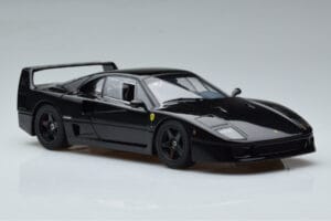 Ferrari F40 Lightweight Čierny Kyosho 1:18 08412BK Kov – obrázok 8 z 12