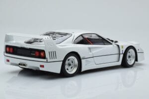 Ferrari F40 Perleťová Biela Kyosho 1:18 08416PW-G Kov – obrázok 3 z 8
