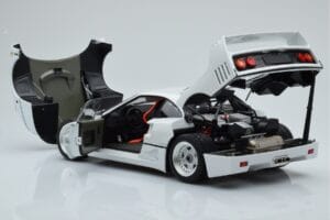 Ferrari F40 Perleťová Biela Kyosho 1:18 08416PW-G Kov – obrázok 5 z 8
