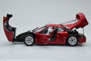 Ferrari F40 Červený Metalický Asia Exclusive Kyosho 1:18 08416RM-G Kov – obrázok 4 z 14