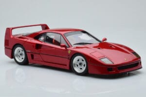 Ferrari F40 Červený Metalický Asia Exclusive Kyosho 1:18 08416RM-G Kov – obrázok 7 z 14