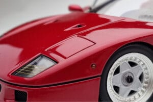 Ferrari F40 Červený Metalický Asia Exclusive Kyosho 1:18 08416RM-G Kov – obrázok 9 z 14