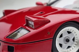 Ferrari F40 Červený Metalický Asia Exclusive Kyosho 1:18 08416RM-G Kov – obrázok 10 z 14