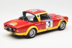 Fiat 124 Abarth #3 Barbasio / Sodano East African Safari Rally 1974 Sun Star 1:18 4952 Kov – obrázok 3 z 8