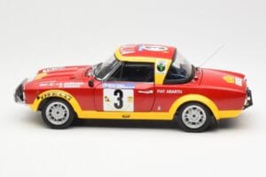 Fiat 124 Abarth #3 Barbasio / Sodano East African Safari Rally 1974 Sun Star 1:18 4952 Kov – obrázok 4 z 8
