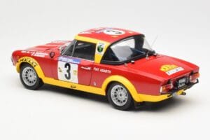 Fiat 124 Abarth #3 Barbasio / Sodano East African Safari Rally 1974 Sun Star 1:18 4952 Kov – obrázok 7 z 8
