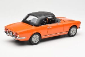 Fiat 124 BS Oranžový Sun Star 1:18 4906 Kov – obrázok 3 z 8