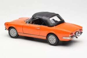 Fiat 124 BS Oranžový Sun Star 1:18 4906 Kov – obrázok 7 z 8