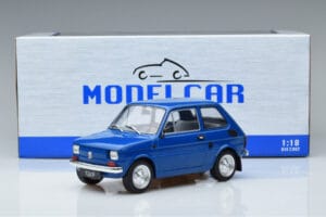 Fiat 126P Modrý MCG 1:18 MCG18324 Kov – obrázok 6 z 6